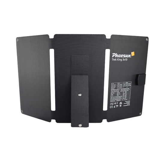 Σετ φωτοβολταϊκών Phaesun Trek King 3x10