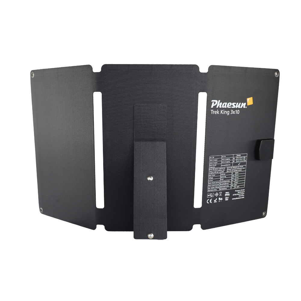 Σετ φωτοβολταϊκών Phaesun Trek King 3x10