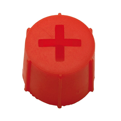 Terminal Cap + Red for DIN Starter Batteries (Passenger Cars)
