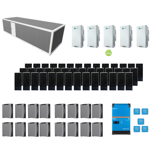 Solar Cold Room SelfChill AC | 60m³ | 2°C | 750 kg/day | 45°C
