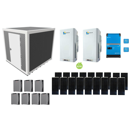 Solar Freezing Room SelfChill AC | 10m³ | -15°C | 50 kg/day | 45°C