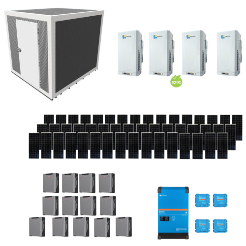Solar Freezing Room SelfChill AC | 10m³ | -15°C | 300 kg/day | 45°C