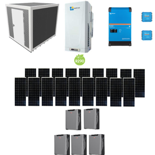 Solar Freezing Room SelfChill AC | 10m³ | -15°C | 50 kg/day | 35°C