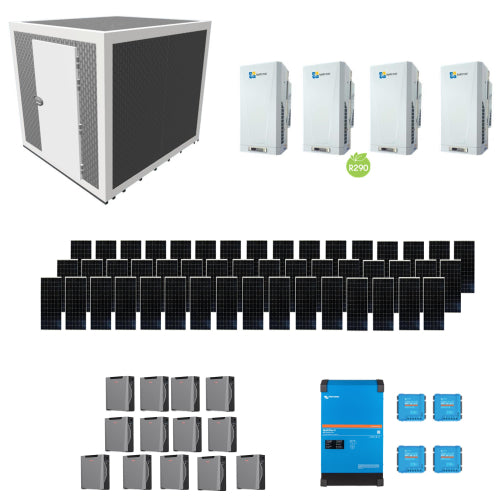 Solar Freezing Room SelfChill AC | 10m³ | -15°C | 300 kg/day | 35°C