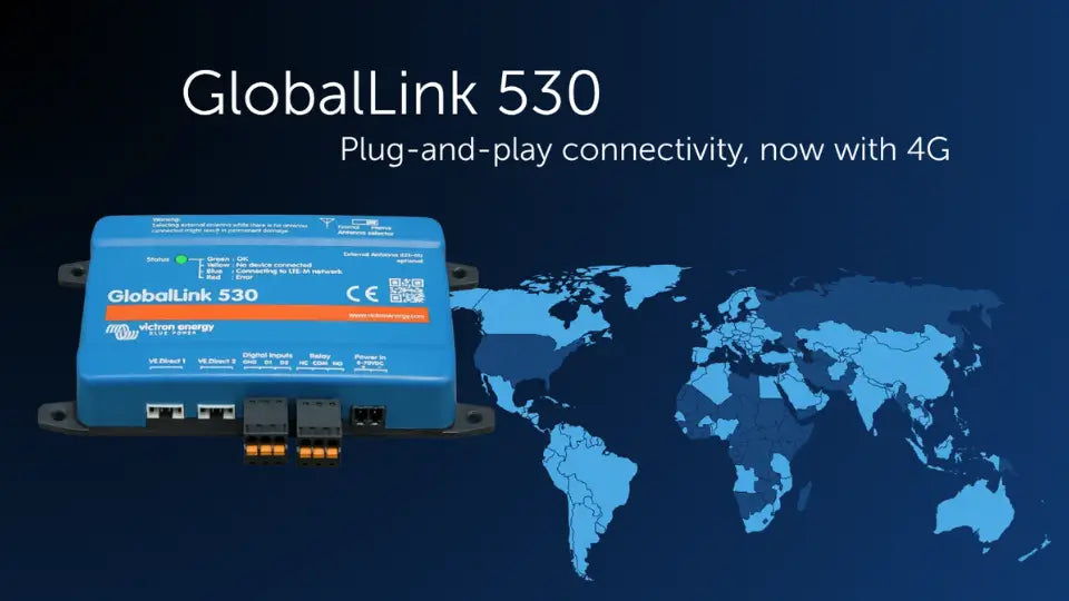 New Victron GlobalLink 530: wider coverage with 4G connectivity