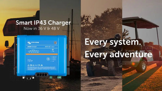 Victron Smart IP43 Charger now available in 36V and 48V