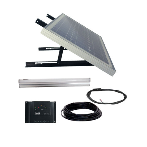 Kit completo de iluminación solar Phaesun Hyper Illu One con módulo de 30 W