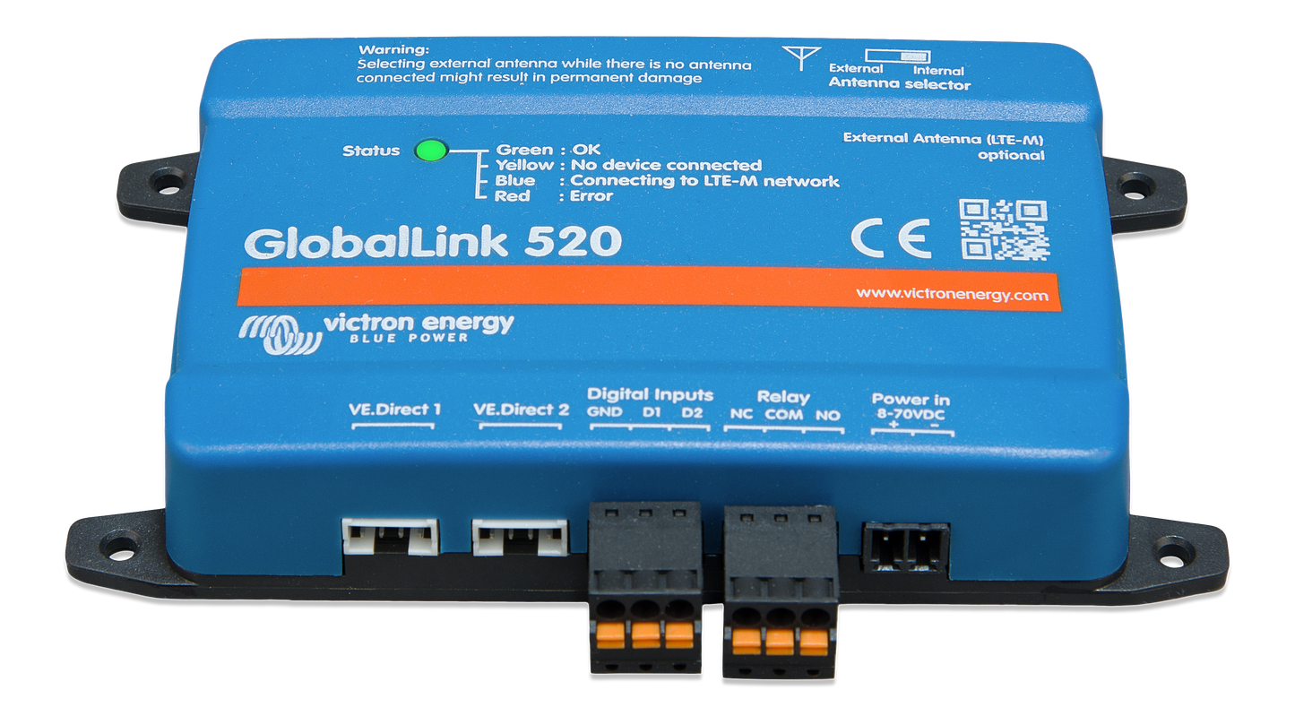 Monitoraggio del sistema Victron GlobalLink 520