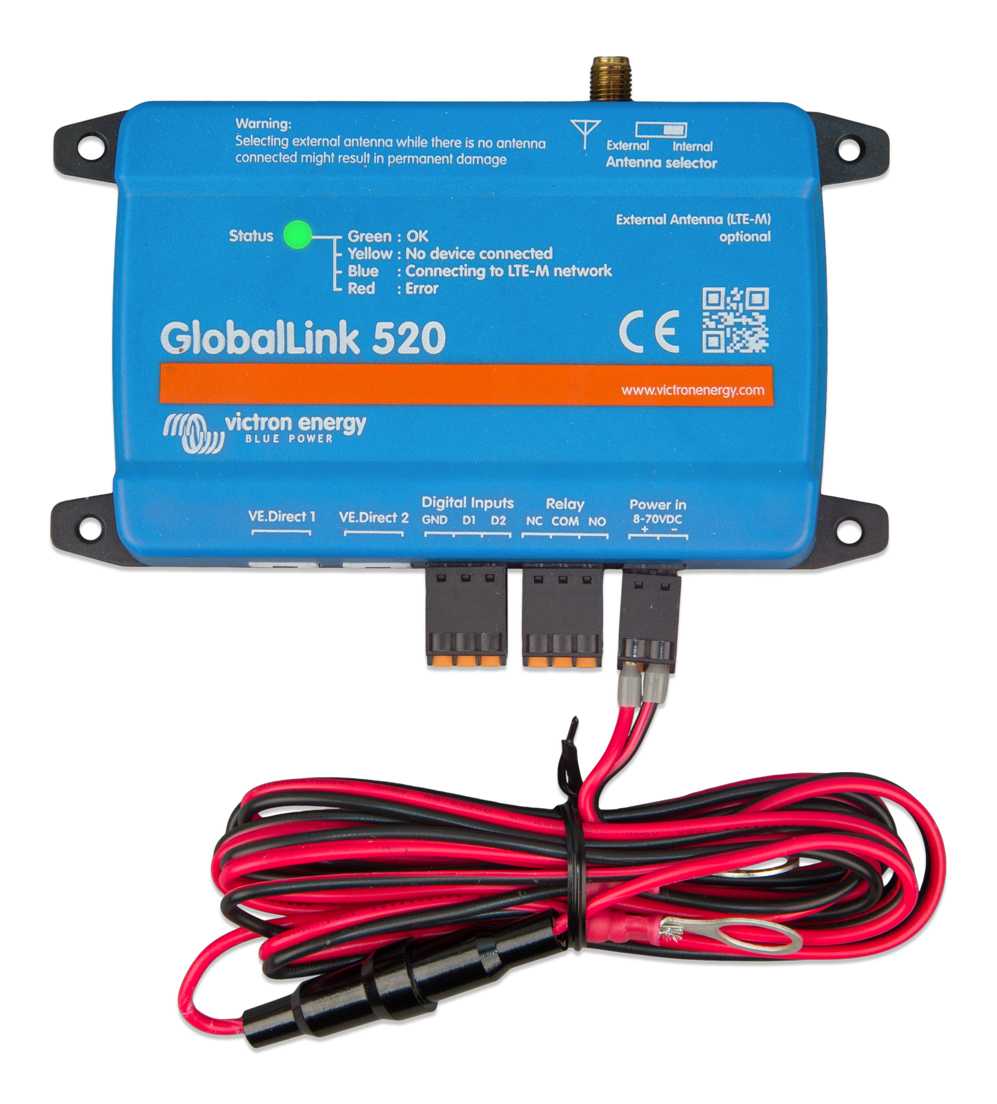 System monitoring Victron GlobalLink 520