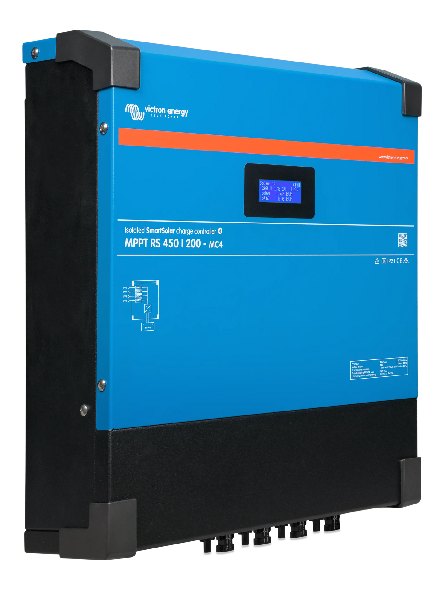 Régulateur de charge solaire MPPT Victron SmartSolar MPPT RS 450/200-MC4
